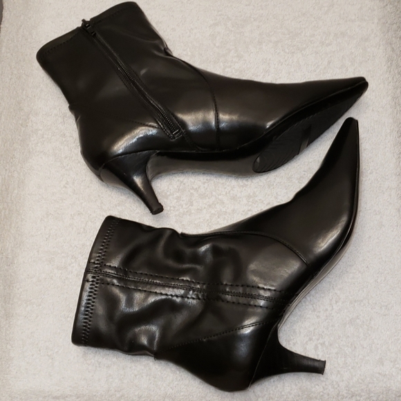 Bandolino Niamh leather boots, dark brown, 6.5 - Picture 4 of 12